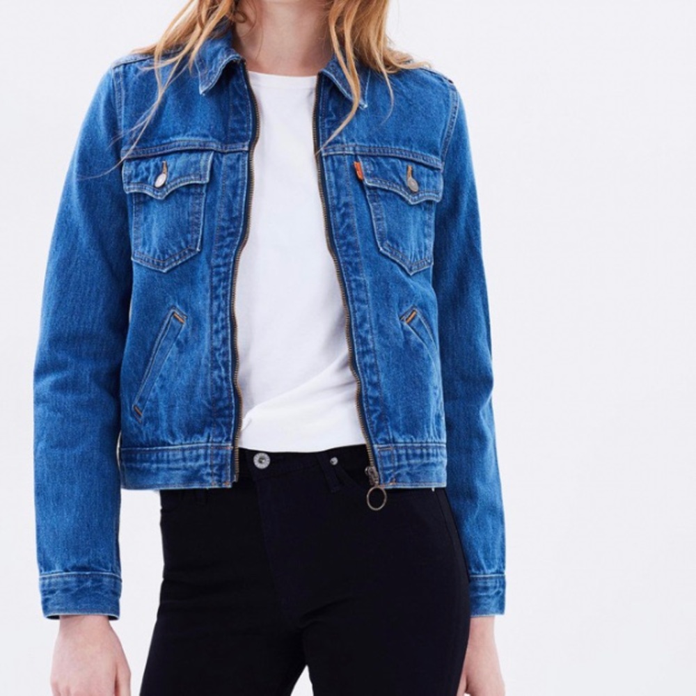 Levi’s Orange Tab Zip Front Tucker Jacket